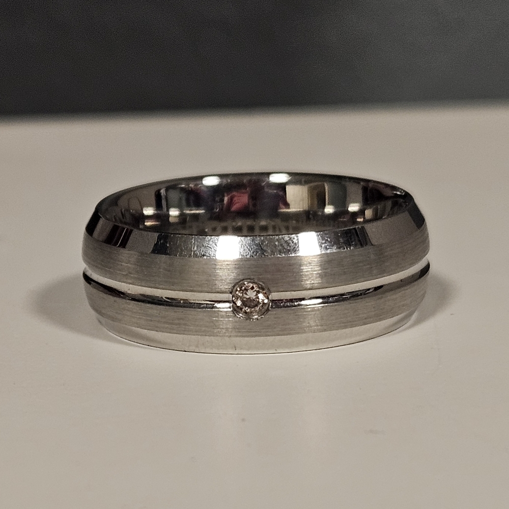 Tungsten Carbide Diamond Ring